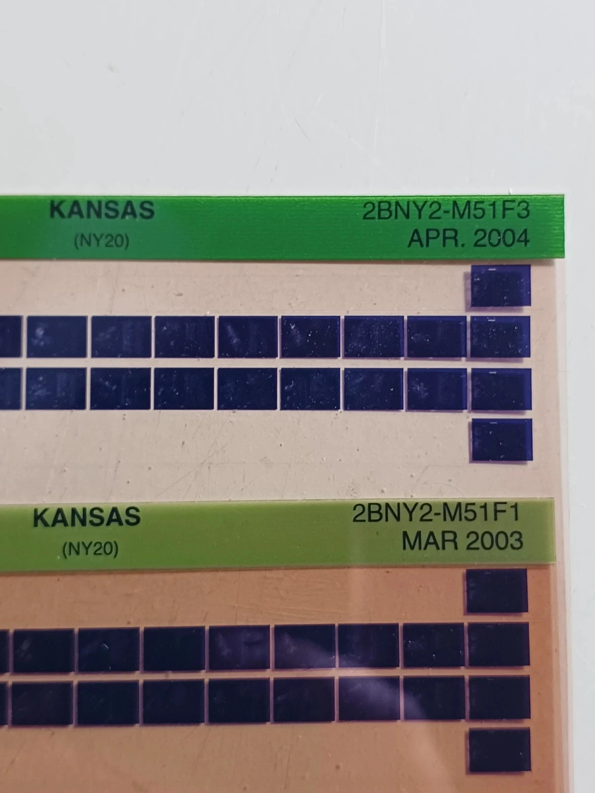 Lote de 2 microfichas MBK kansas – photo 2